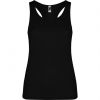 T shirts de desporto roly shura woman poliéster preto com logótipo imagem 1