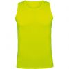 T shirts de desporto roly andre poliéster amarelo fluorescente imagem 1