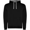 Sweatshirts capuz roly urban algodão preto cinzento imagem 1
