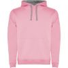 Sweatshirts capuz roly urban algodão rosa claro cinzento imagem 1