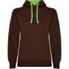 Sweatshirts capuz roly urban woman algodão chocolate oásis verde para personalizar imagem 1