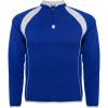 Sweatshirts desporto roly seul algodão azul royal branco com logótipo imagem 1