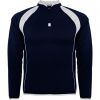Sweatshirts desporto roly seul algodão azul marinho branco com logótipo imagem 1