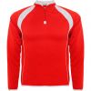 Sweatshirts desporto roly seul algodão vermelho branco com logótipo imagem 1