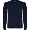 Sweatshirts básicas roly annapurna 100% algodão azul marinho com logótipo imagem 1