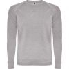 Sweatshirts básicas roly annapurna 100% algodão cinza vigore com logótipo imagem 1