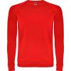 Sweatshirts básicas roly annapurna 100% algodão vermelho com logótipo imagem 1