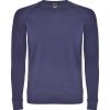 Sweatshirts básicas roly annapurna 100% algodão azul denim com logótipo imagem 1