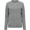 Sweatshirts básicas roly annapurna woman 100% algodão cinza vigore impresso imagem 1