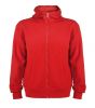 Sweatshirts capuz roly montblanc algodão vermelho com logótipo imagem 1
