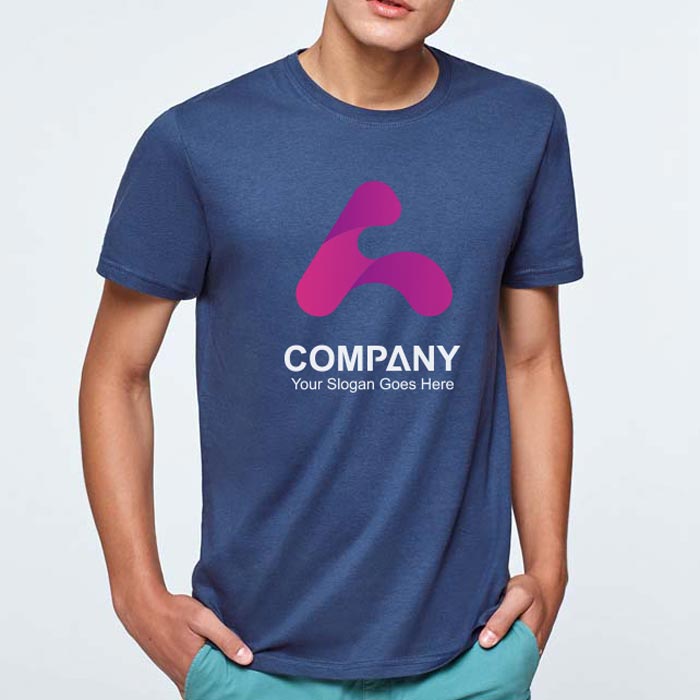 T shirts manga curta roly beagle 100% algodão com logótipo imagem 2